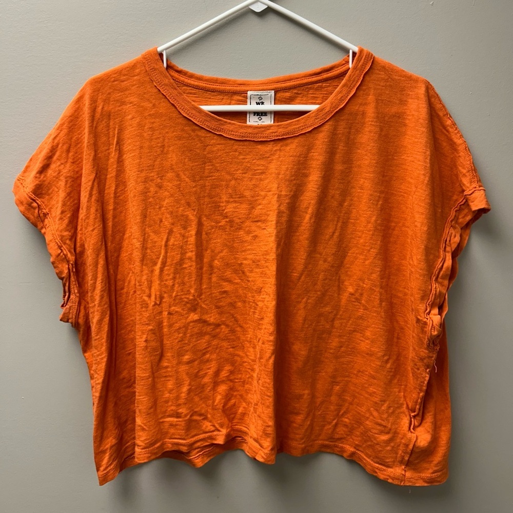 We The Free Orange Short Sleeve Tee